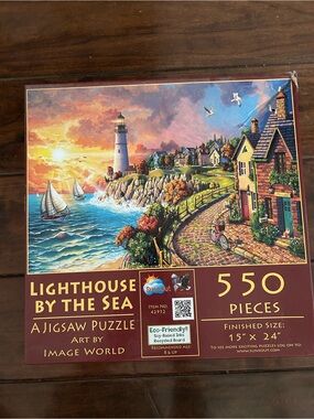“Lighthouse by the Sea” Jigsaw Puzzle